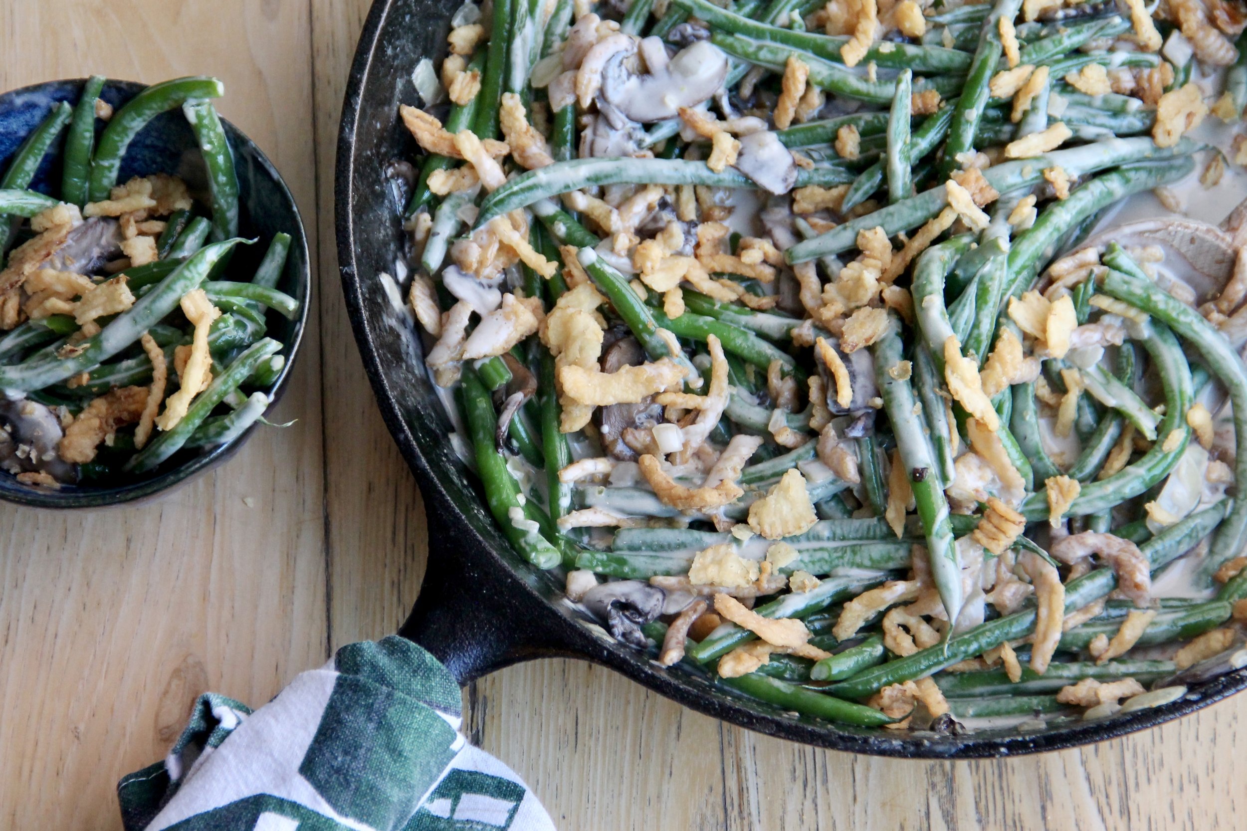 FRESH GREEN BEAN “CASSEROLE”